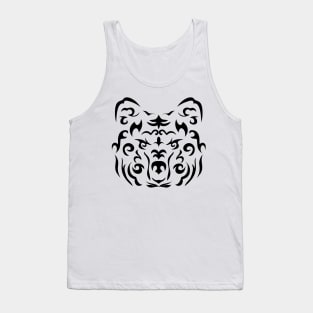 Tribal bear face Tank Top